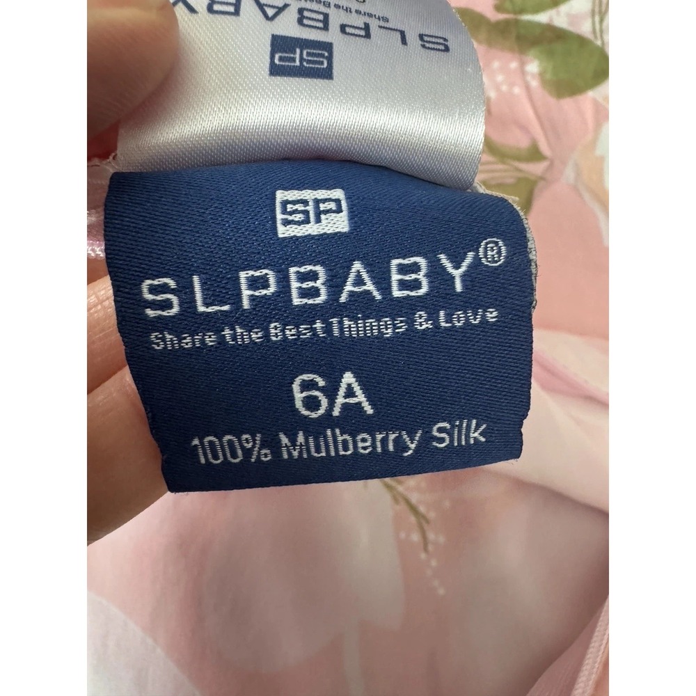 Silk Pillow Case King Size SLPBaby 6A Pink Floral 100% Pure Mulberry Silk Zip - Picture 6 of 9